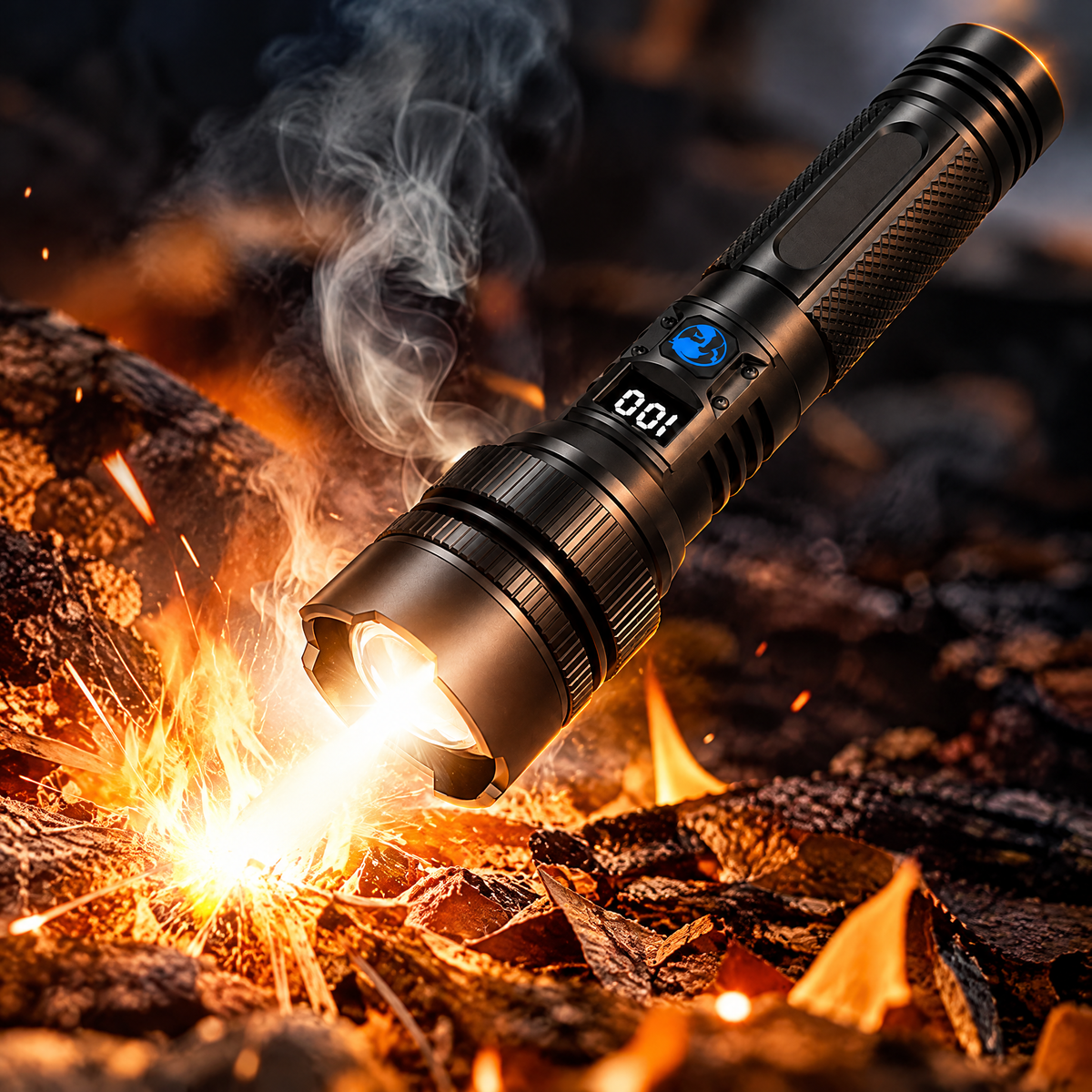 Super Bright Ultimate Tactical Survival Flashlight  · 80X Brighter ·120H Runtime