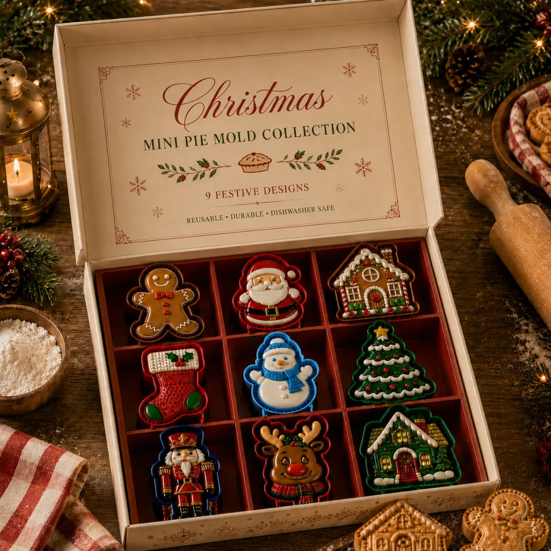 🎄Christmas Pie Mold  9 Designs