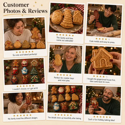 🎄Christmas Pie Mold  9 Designs
