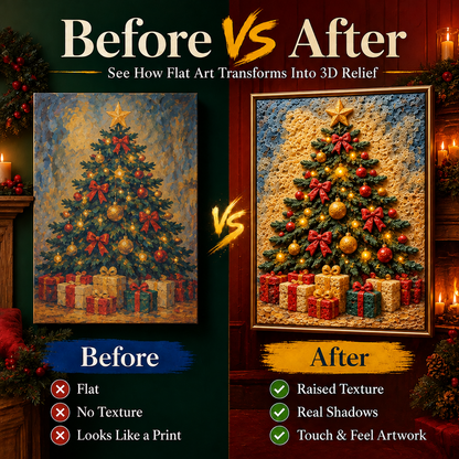 Special Christmas Gift 3D Relief Art PeN
