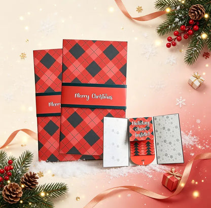[BUY 4 GET 5 ＄4.7 EACH ] – Waterfall Pull-Out Card Book That Holds Cash & Gift Cards.