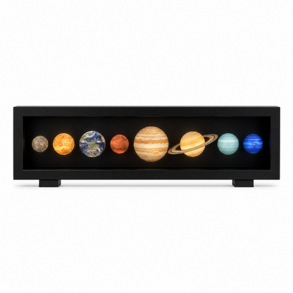 Solar System LED Night Light – 3D Planet Desk Decor Lamp, Space-Themed Ambient Lighting for Bedroom, Office & Home