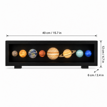 Solar System LED Night Light – 3D Planet Desk Decor Lamp, Space-Themed Ambient Lighting for Bedroom, Office & Home